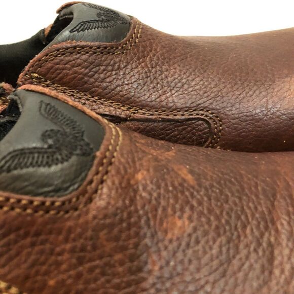 Thorogood Mens Size 6.5 Brown Slip On Safety Composite Toe Oxford Work Shoes main image 7